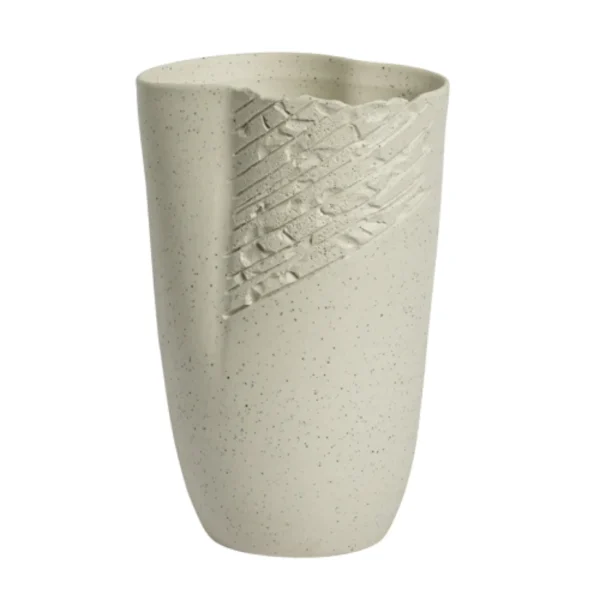 Vaso Branco com Arranhão na Borda