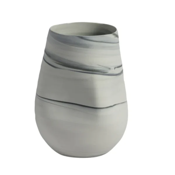 Vaso Redondo Tokyo Stripes Ceramica Grande