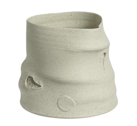 CACHEPOT BRANCO C/ DETALHES LA