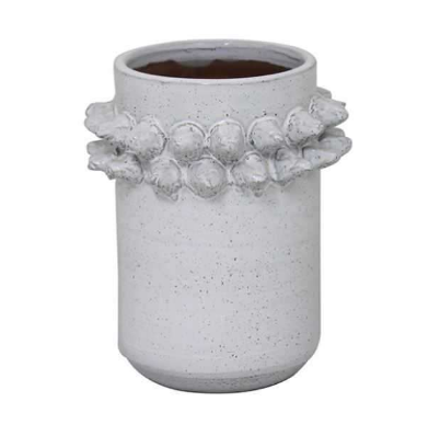 8 VASO CERAMICA BRANCO