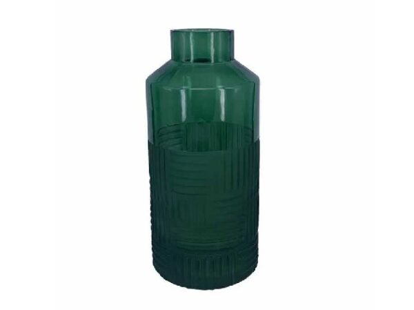 VASO DE VIDRO VERDE