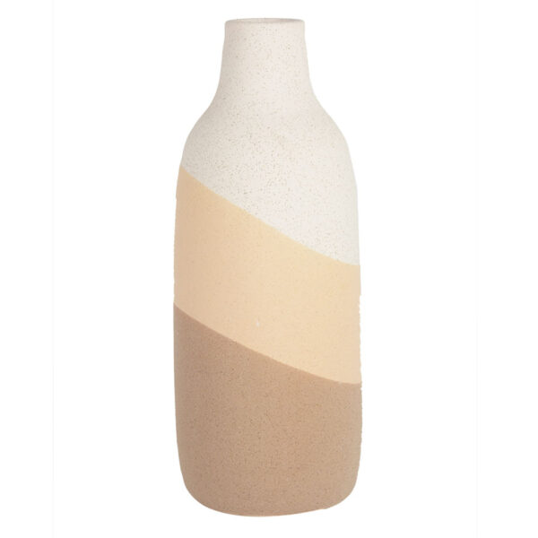 VASO DE CERAMICA TONS DE BEGE