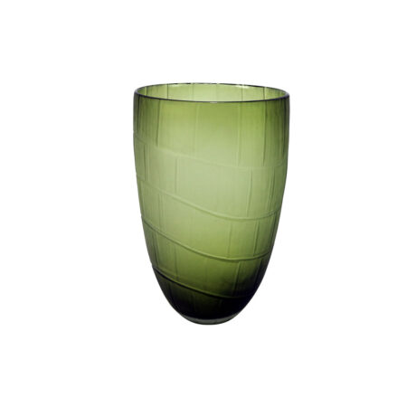 VASO DE VIDRO VERDE CLARO